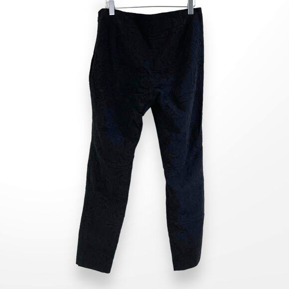 00s CACHE Vintage Black Geometric Print Pull On Pants - Picture 3 of 13